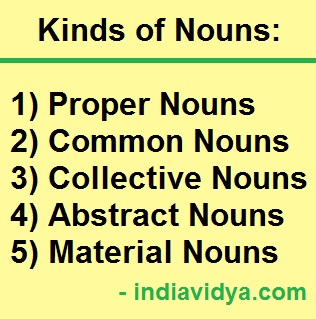 Nouns types
